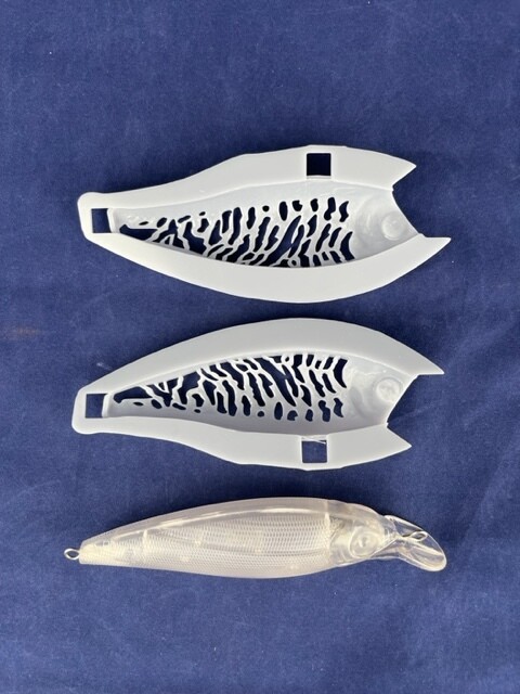 3D Stencil for 5&quot; Shallow Diving Minnow