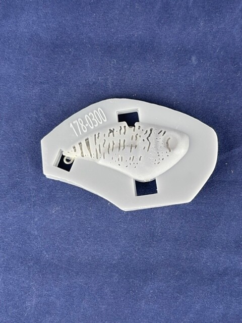 3D Stencil for 2&quot; Lipless Razorback Extra Thin Back