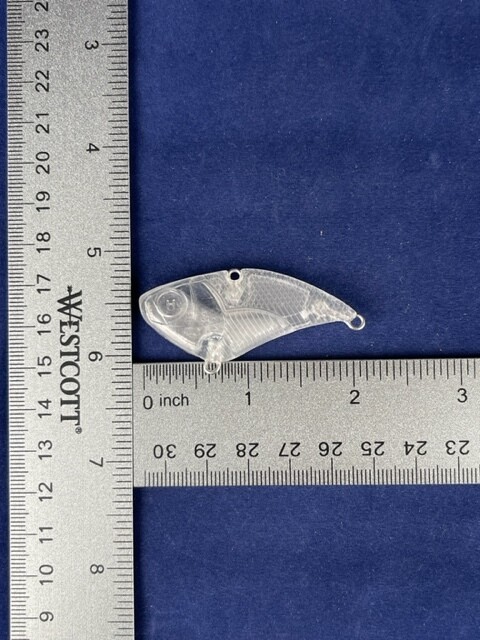 3D Stencil for 2&quot; Lipless Razorback Extra Thin Back