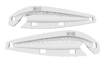 3D Stencil for Smithwick Perfect 10 Rouge Original Lure (P10), Patterns: SMWP10-0598 Largemouth Bass