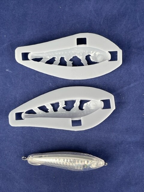 3D Stencil for 3&quot; Lipless Flared Tail Minnow