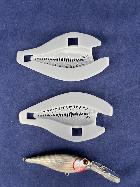 3D Stencil for - Berkley Flicker Shad - #6 Crankbaits Original Lure