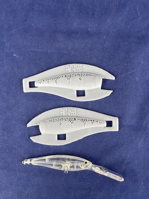 3D Stencil for - Berkley Flicker Minnow 7