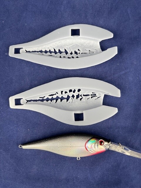 3D Stencil for - Berkley Flicker Shad - #9 Crankbaits Original Lure