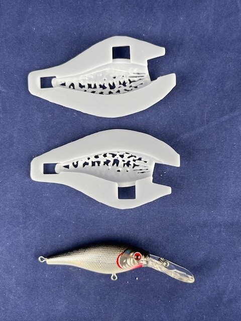 3D Stencil for - Berkley Flicker Shad - #5 Crankbaits Original Lure