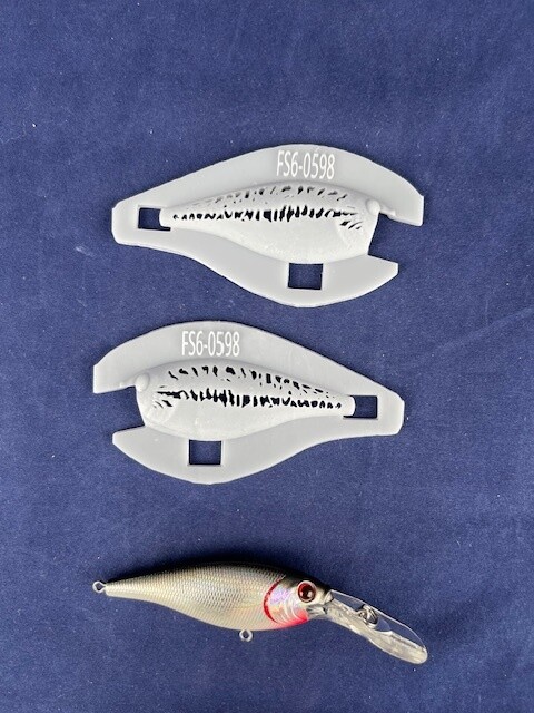 3D Stencil for - Berkley Flicker Shad - #6 Crankbaits Original Lure