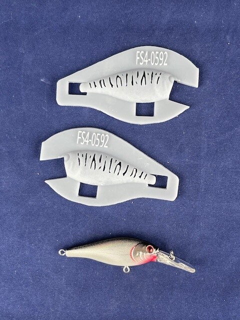 3D Stencil for - Berkley Flicker Shad - #4 Crankbaits Original Lure