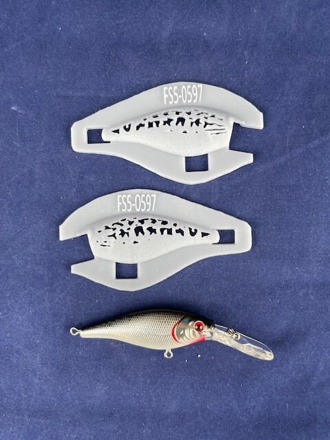 3D Stencil for - Berkley Flicker Shad - #5 Crankbaits Original Lure