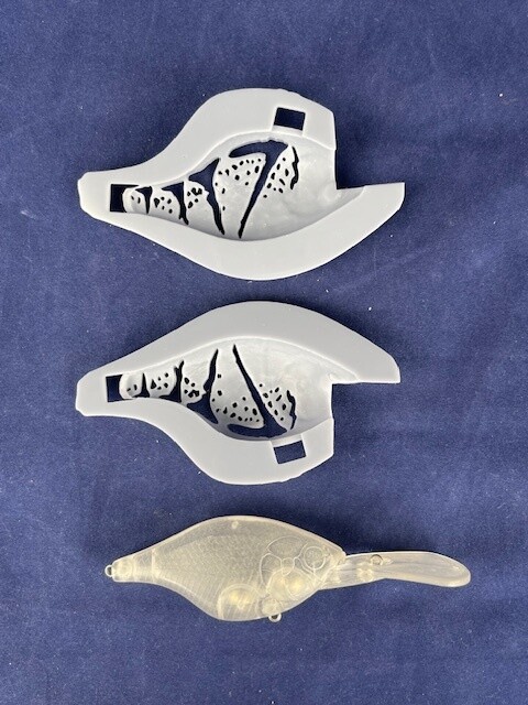 3D Stencil for 3&quot; Bluegill Deep Diver Crankbait