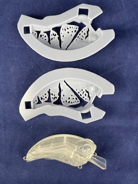3D Stencil for 2 3/4&quot; Shallow Diver Crankbait &quot;Deps Evoke 2.0 &quot; Knock Off
