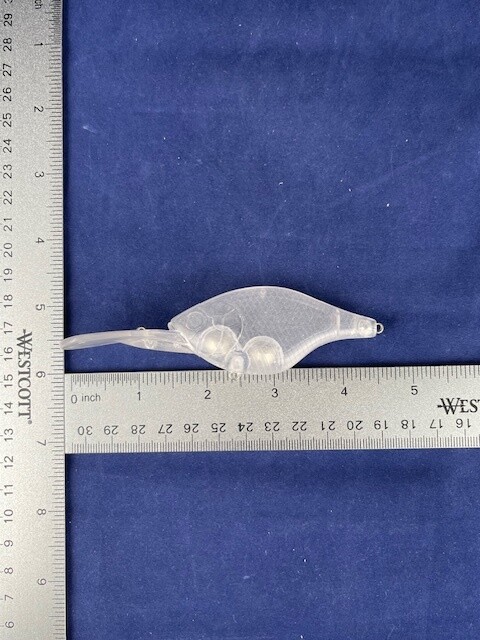 3D Stencil for 3&quot; Bluegill Deep Diver Crankbait