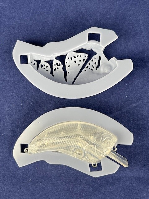 3D Stencil for 2 3/4&quot; Shallow Diver Crankbait &quot;Deps Evoke 2.0 &quot; Knock Off