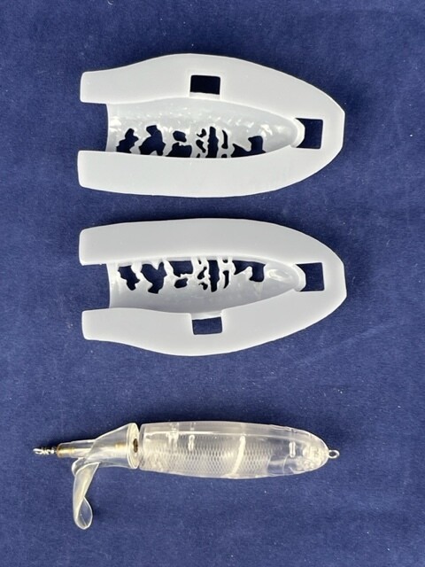 3D Stencil for 3 1/2&quot; Tail Plopper (Angry Eye)