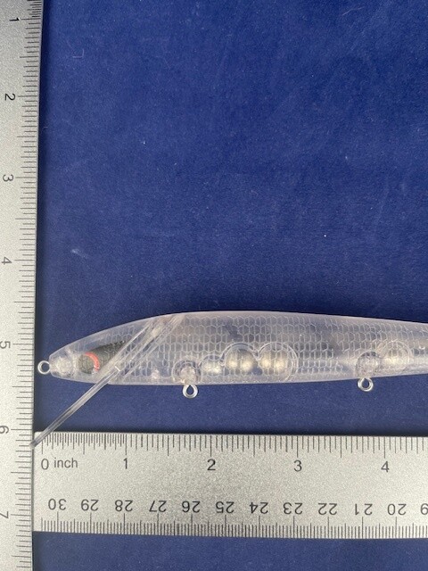 3D Stencil for - Supa 6 Walleye Blank  6&quot;