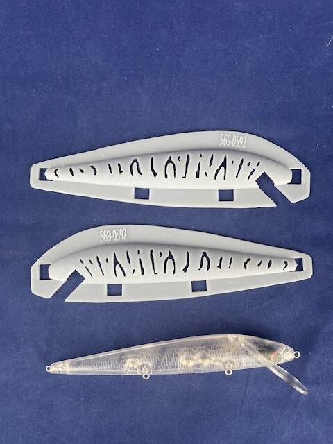 3D Stencil for - Supa 6 Walleye Blank  6&quot;
