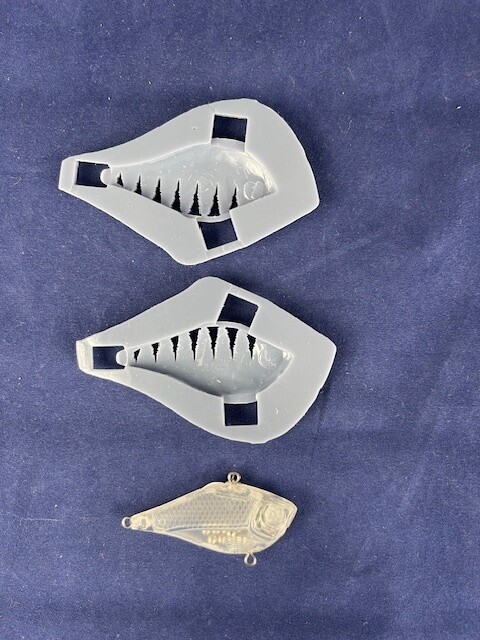 3D Stencil for 2&quot; Lipless Shad - 50mm Rippin&#39; Rap Knock Off