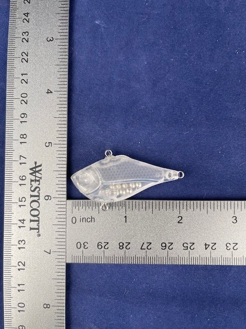 3D Stencil for 2&quot; Lipless Shad - 50mm Rippin&#39; Rap Knock Off