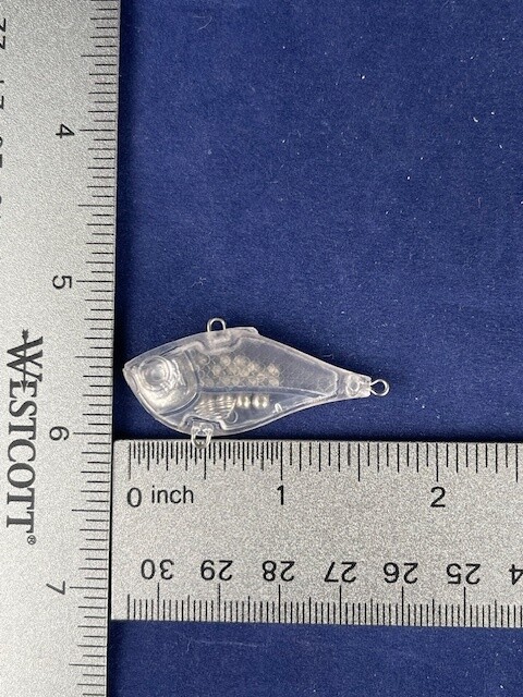 3D Stencil for 1.25&quot; Lipless Shad - 30mm Rippin&#39; Rap Knock Off
