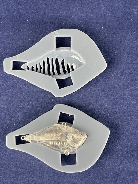 3D Stencil for 1.25&quot; Lipless Shad - 30mm Rippin&#39; Rap Knock Off