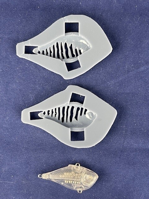 3D Stencil for 1.25&quot; Lipless Shad - 30mm Rippin&#39; Rap Knock Off