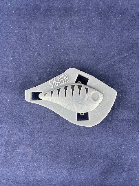 3D Stencil for 2&quot; Lipless Shad - 50mm Rippin&#39; Rap Knock Off