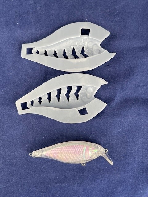 3D Stencil for - 3&quot; Shallow Diver Minnow