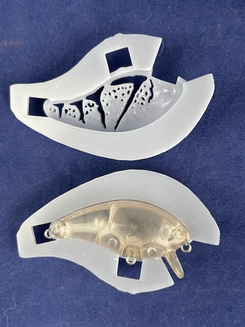 3D Stencil for - 2.25&quot; Shallow Diver Crankbait - Knock Off of Manns Baby 1 Minus.