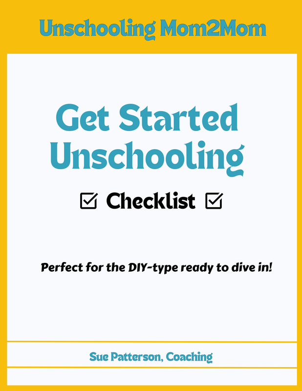 Get Started Unschooling CHECKLIST