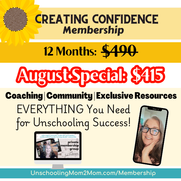 AUGUST SPECIAL Creating-Confidence Membership Group - 12-Months