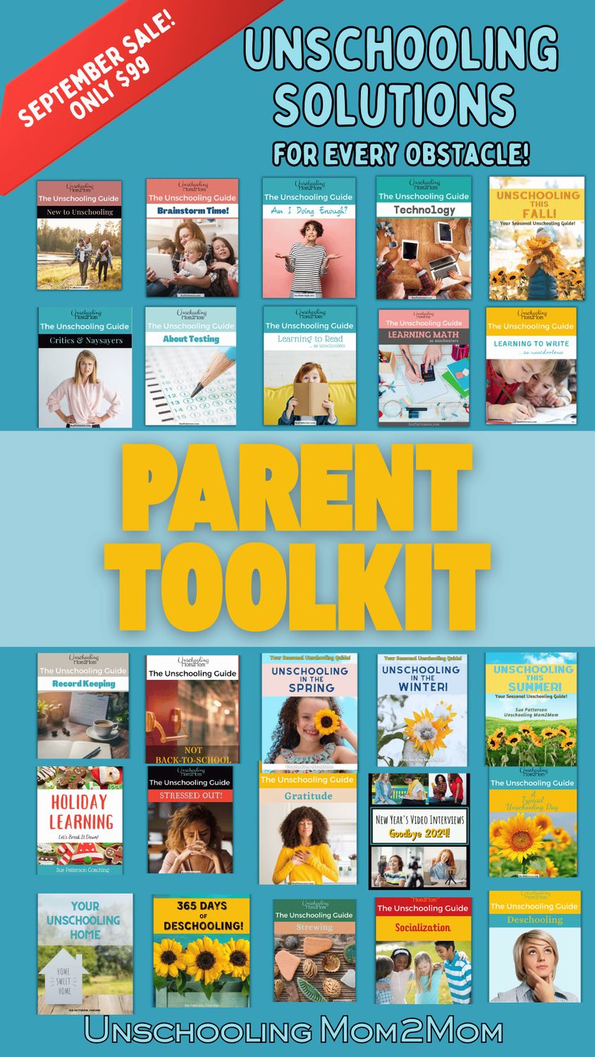 Unschooling Mom2Mom Parent Toolkit