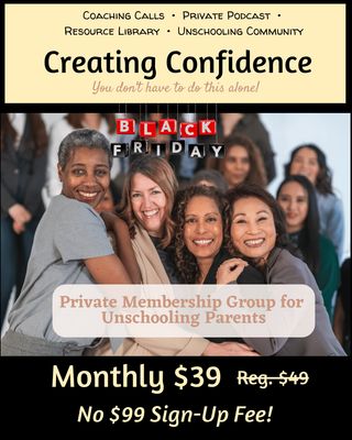 Creating Confidence Membership - BLACK FRIDAY 2025 Creating Confidence Membership - BLACK FRIDAY 2025
