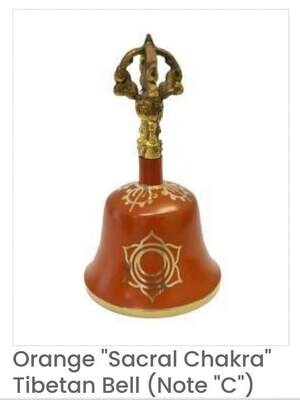 Orange Sacral Chakra Tibetan Bell