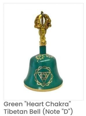 Green Heart Chakra Tibetan Bell