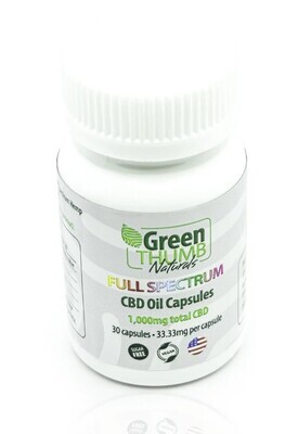 Greenthumb Naturals Full Spectrum Capsules 30ct