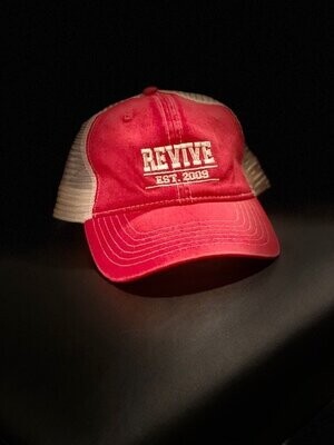 Red Revive Fitness Trucker Hat