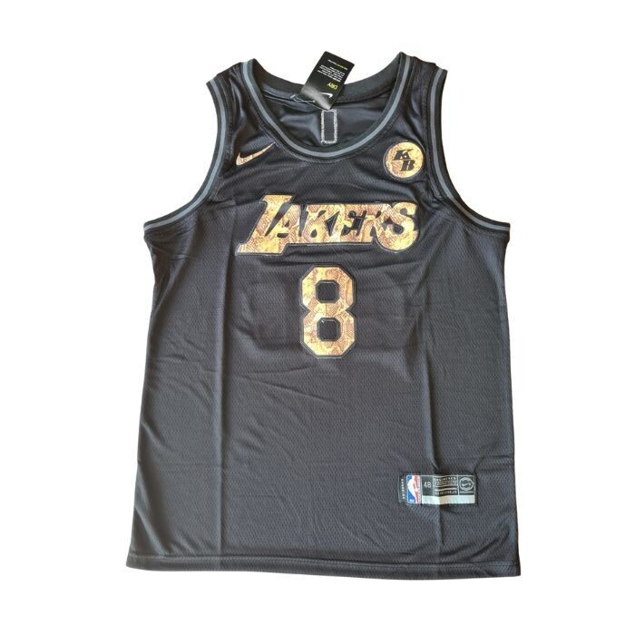 CANOTTA NBA LAKERS NUMERO 8 FRONTE E 24 RETRO DI BRYANT KOBE