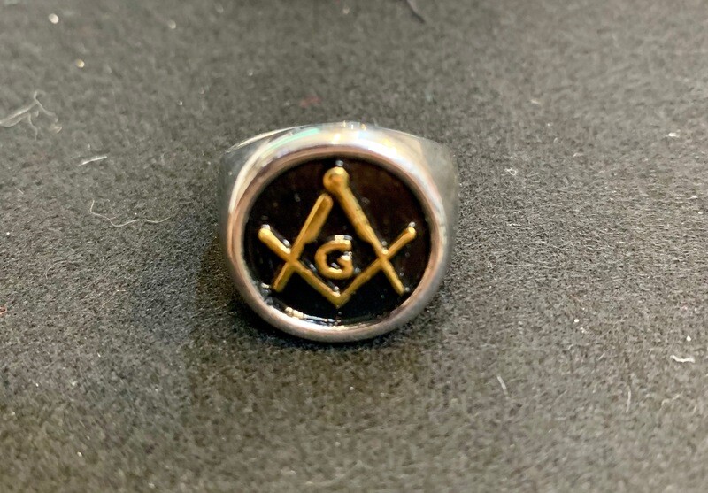 Anello S&C oro e nero