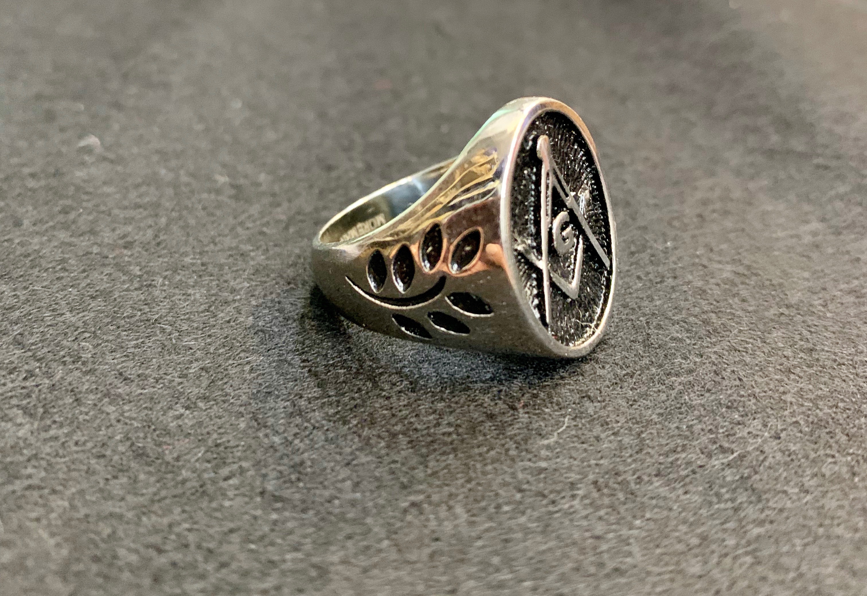 Anello Ovale S&C e Acacia