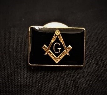Pin rettangolare Squadra/Compasso