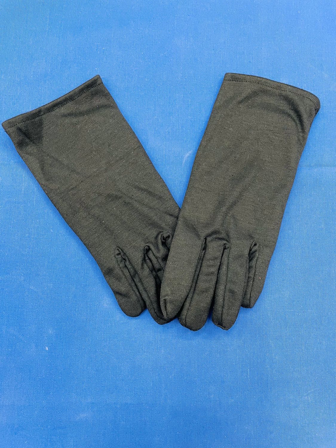 Guanti nero cotone