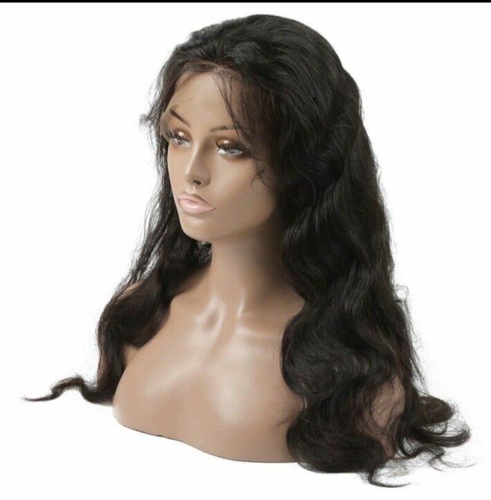 Body Wave Natural Color Virgin Wig (18in and 150% Density)
