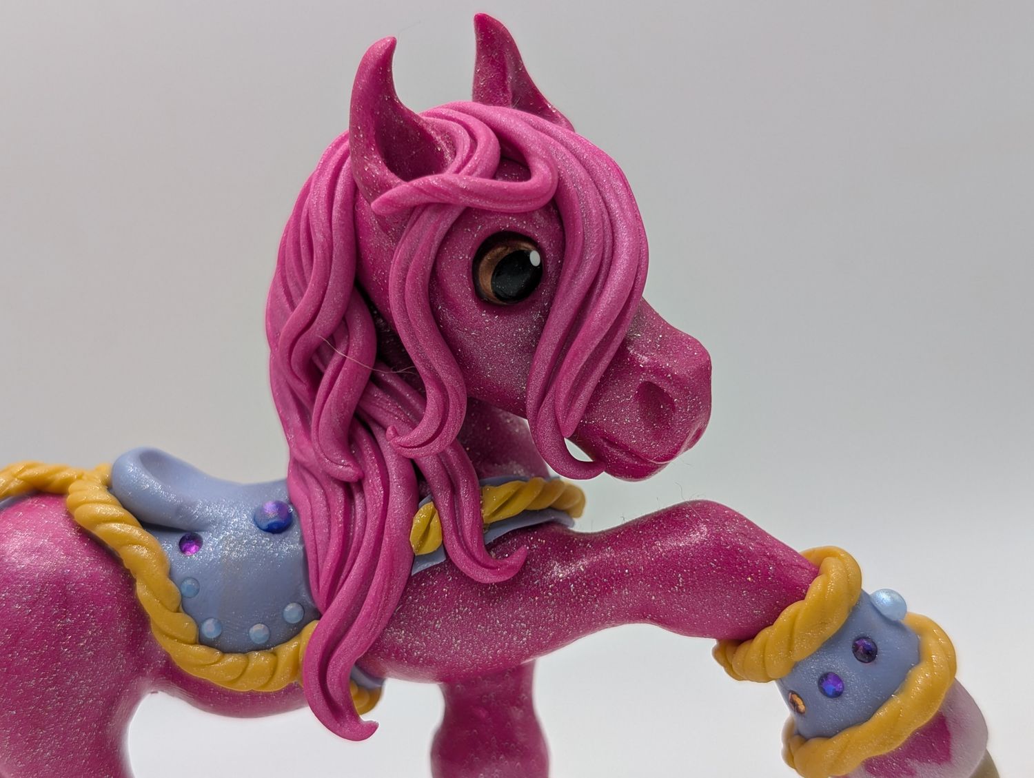 Old Style Jazzy Pink Pony