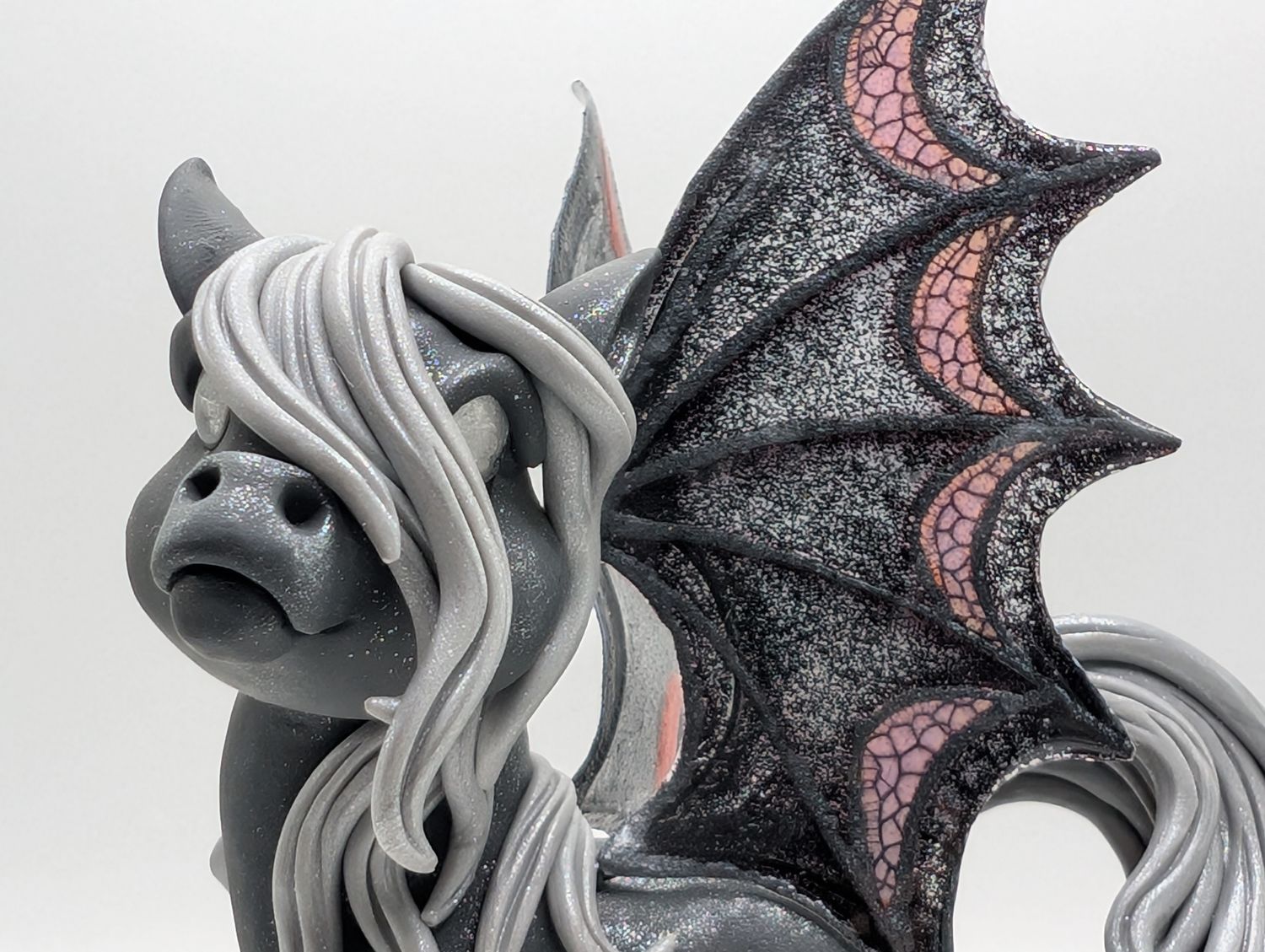 Gothic Winged Chunky Pony