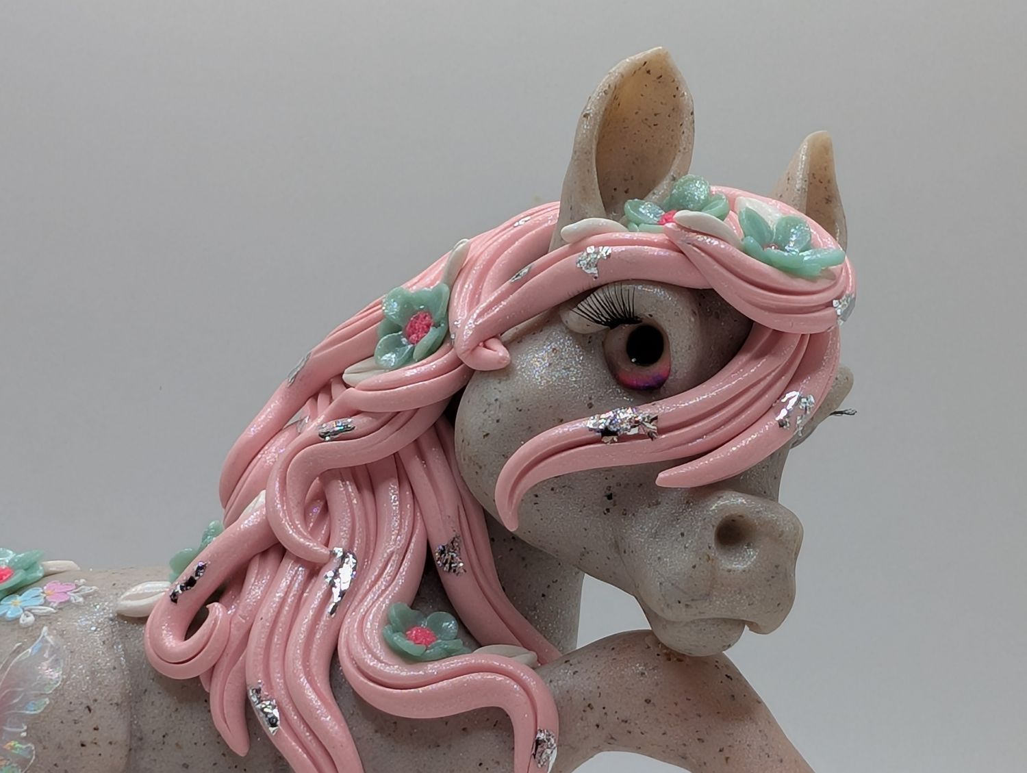 Chunky Flea-bitten Pony
