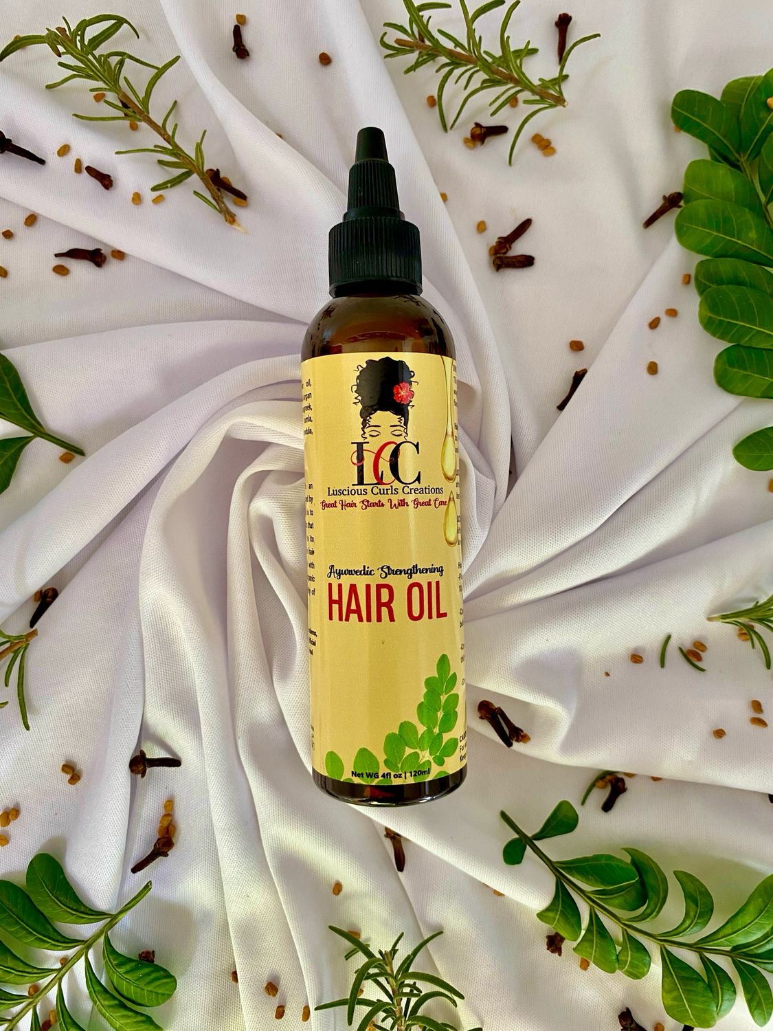 Ayurvedic Hair Growth Oil, Size: 4oz