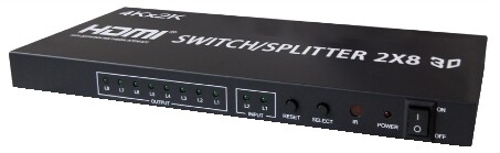 14281014 MATRIX HDMI 2 INGRESSI 8 USCITE 4K "FALSE MATRIX"