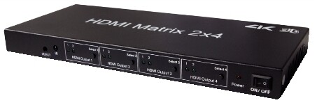 14281013 MATRIX HDMI 2 INGRESSI 4 USCITE 4K "TRUE MATRIX"