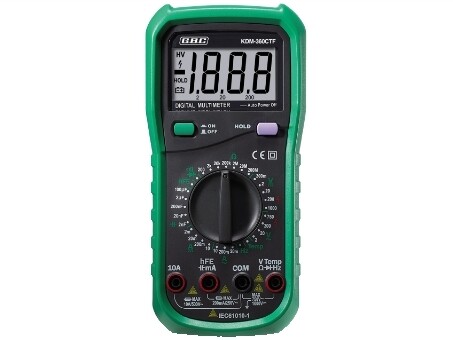 50105555 MULTIMETRO DIGITALE CON CAPACIMETRO, FREQUENZIMETRO E TERMOMETRO