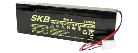 SK6 - 4,0 CONNETTORE - BATTERIA AL PIOMBO 6V 4.0AH SKB SK6-4.0 + CONN. MOLEX