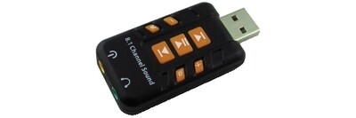 59790034 CONTROLLER AUDIO USB 8.1 CON MIC IN E CUFFIE OUT